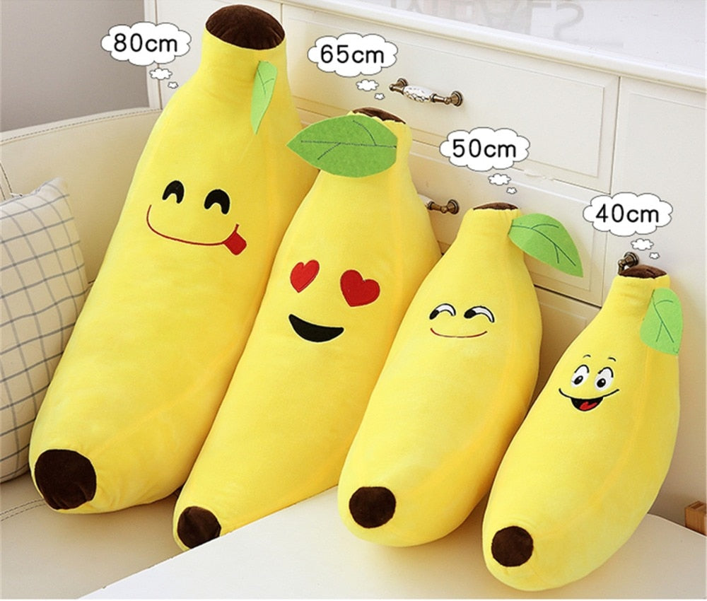 Creative Funny Yellow Banana Plush Toy Pillow - FeelGift